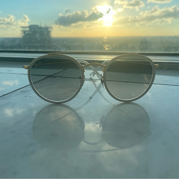 Ray-Ban Round Double Bridge Sunglasses - Picture 13 of 17